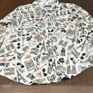 Karl lagerfeld button down blouse